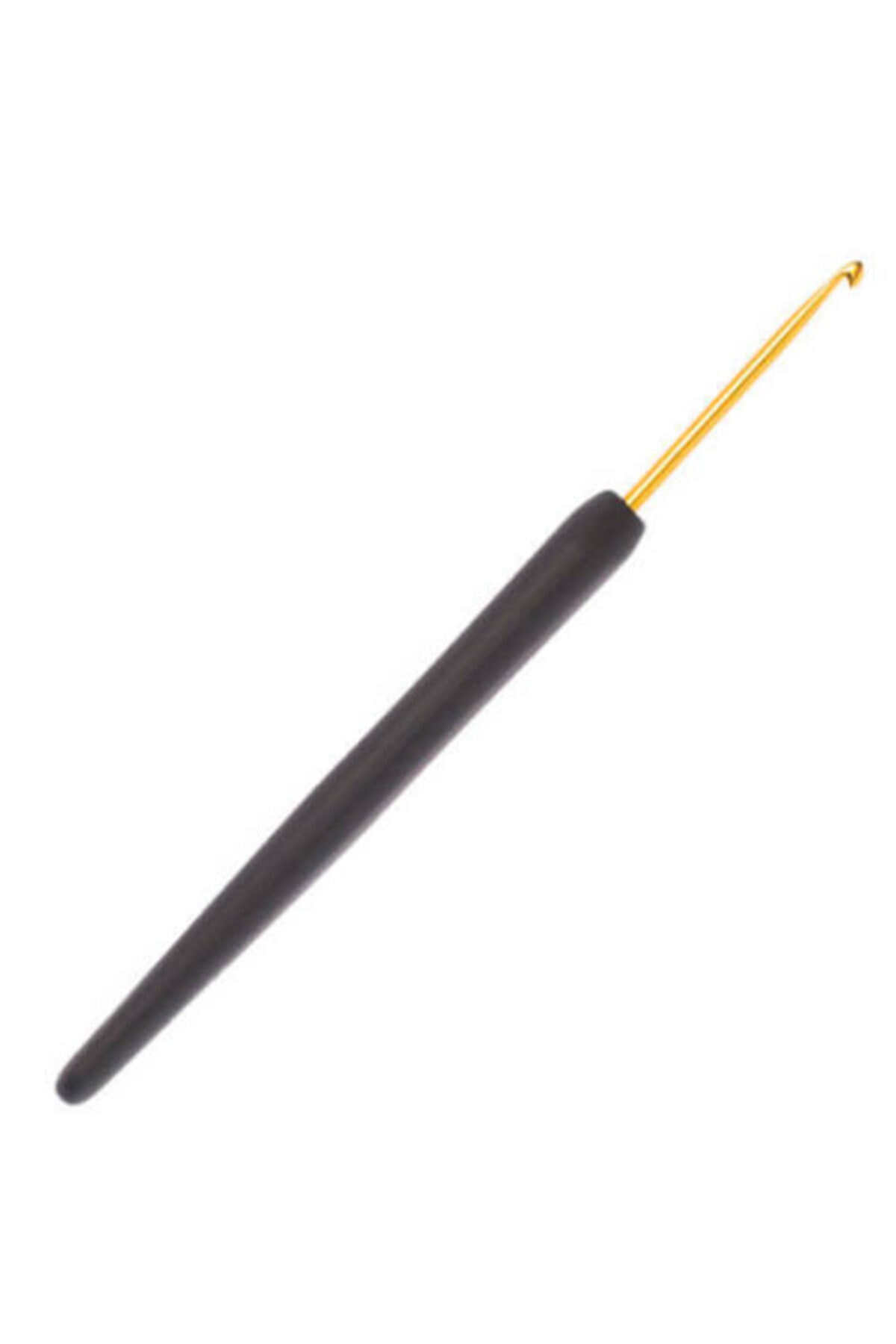 KnitPro Aluminum Gold 2mm Siyah Yumuşak Saplı Tığ - 30801