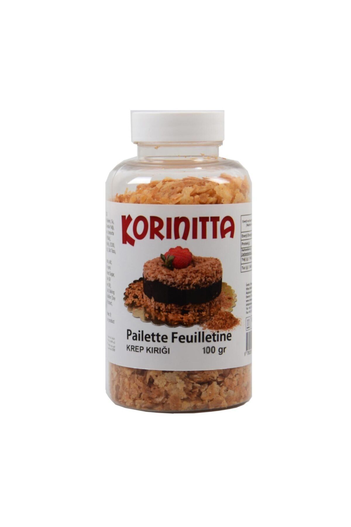 Korinitta Krep Kırığı Klasik Pasta Süsleme 100gr (1 Adet)