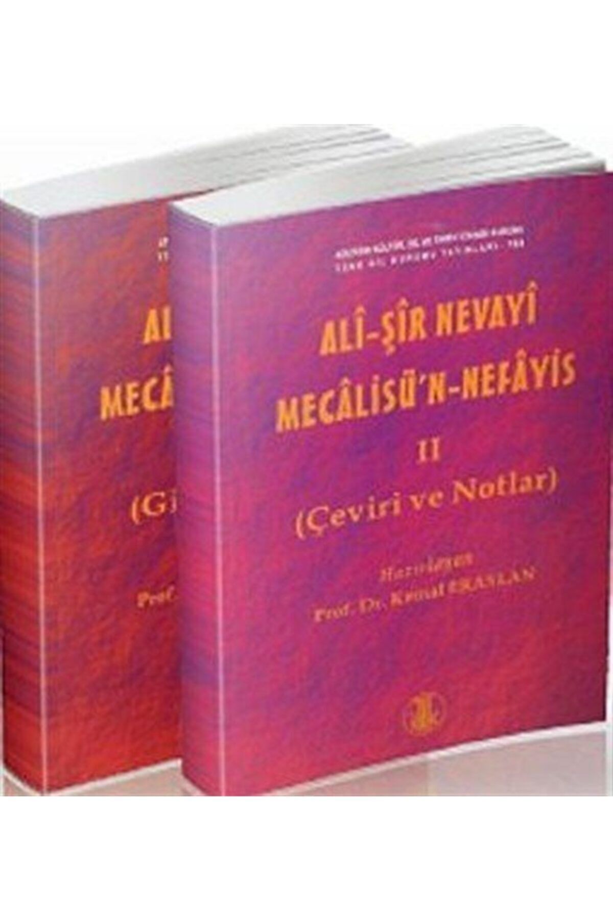 Türk Dil Kurumu Yayınları Ali Şir Nevayi: Mecalisü'n-nefayis (2 Cilt Takım)