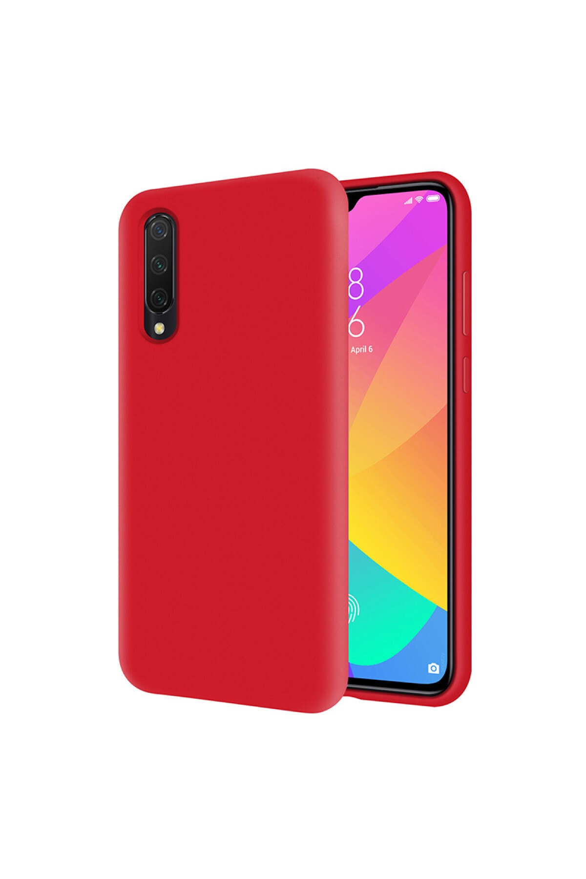 kzy iletisim xiaomi mi 9 lite ici kadife soft logosuz lansman silikon kilif kirmizi fiyati yorumlari trendyol