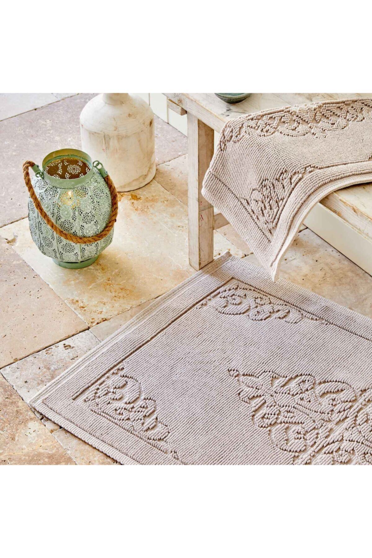 Karaca Home Milly Krem 2li Paspas Set