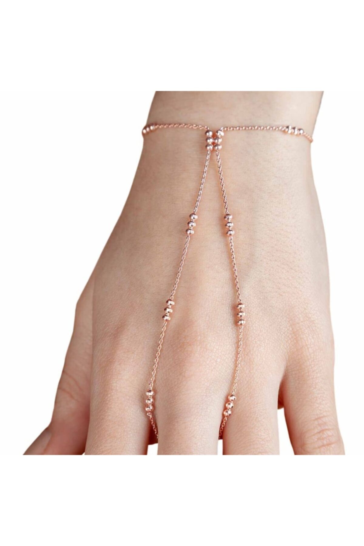 Afrodit Silver Kadın Rose Zincirli Toplu Gümüş Şahmeran