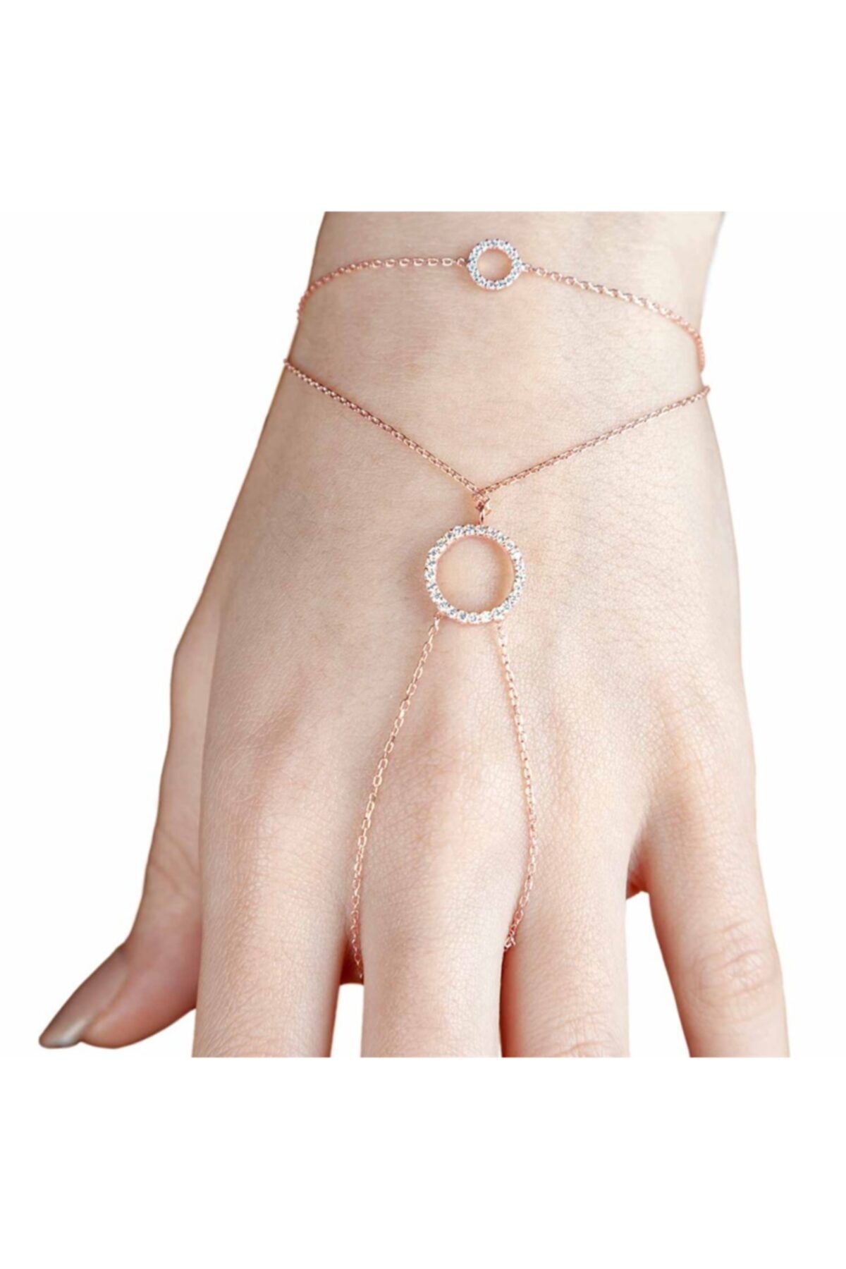 Afrodit Silver Kadın Rose Halkalı Tasarım Gümüş Şahmeran