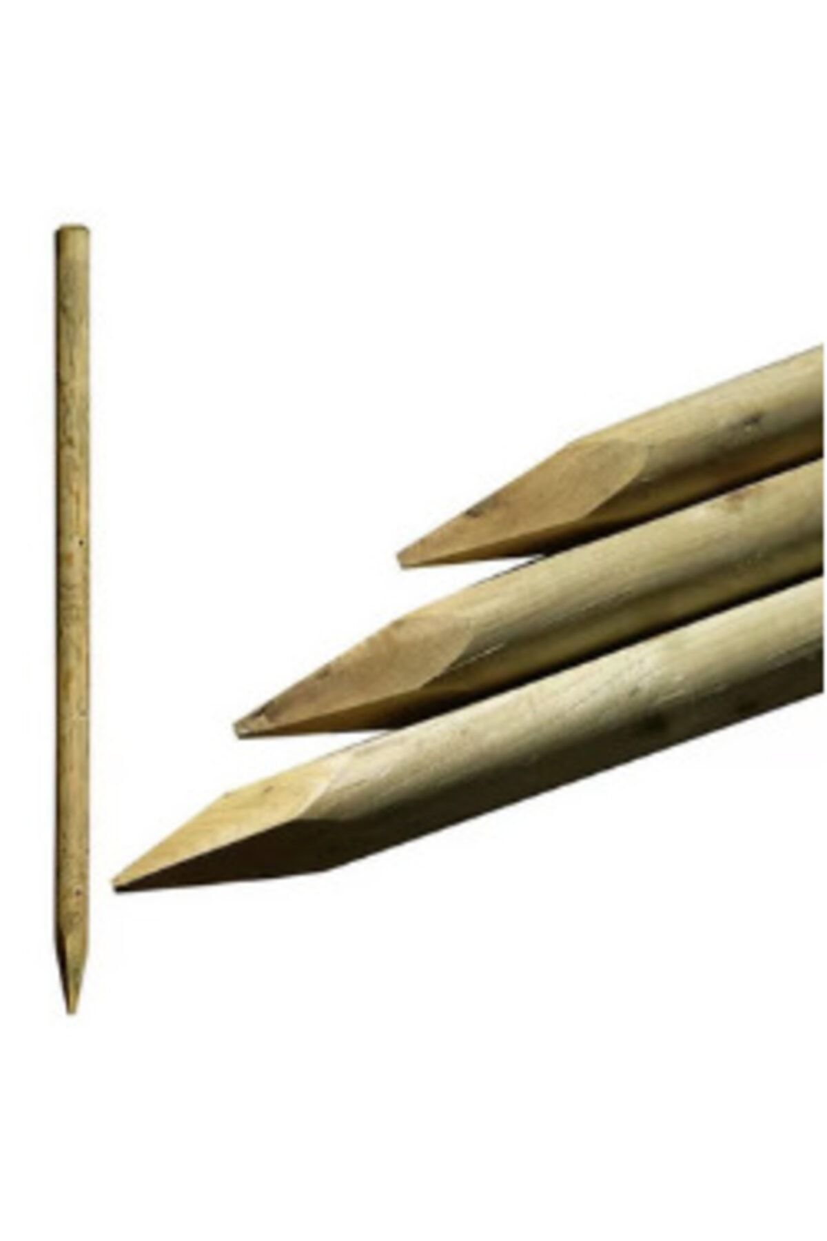 tyshop Ahşap Herek Kazık (bağ Kazığı) 8 Çap 2m 4'lü Paket
