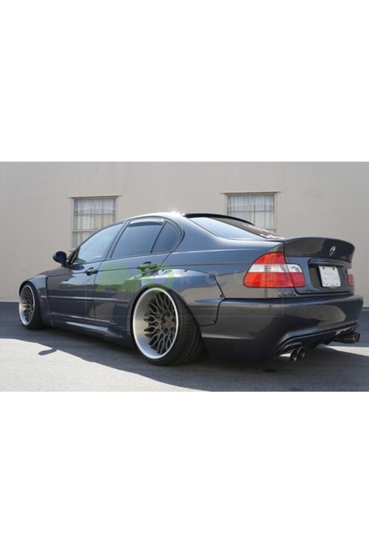 JSV Racing Bmw E46 Cls Spoiler Spoyler Piano Black Plastik