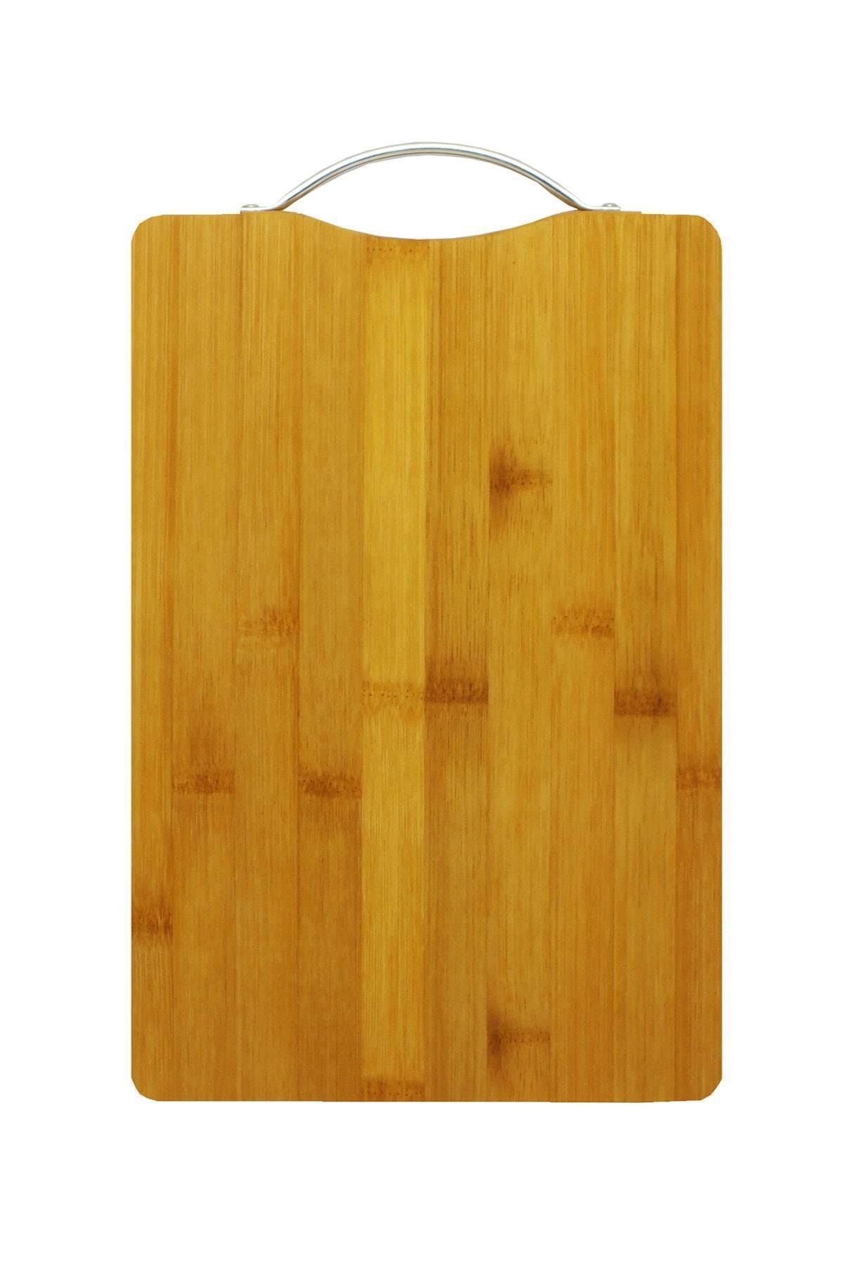 Kelebekev Bambu Kesim Tahtası Kesim Panosu Büyük Boy 24*34cm