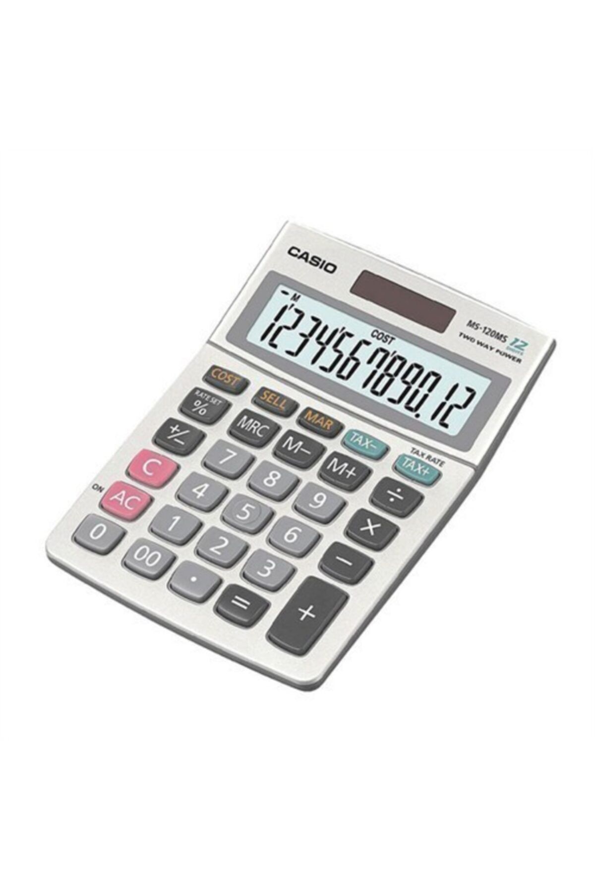 Casio Ms-120ms Masaüstü 12 Haneli Hesap Makinesi