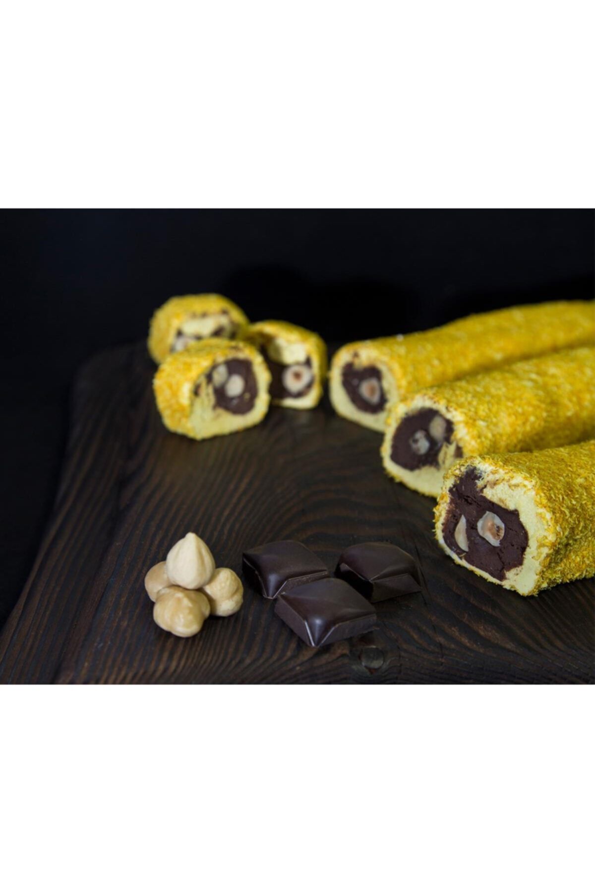Safranevi Lokumları Safranlı Zerdeçallı Browni Lokum 1 kg