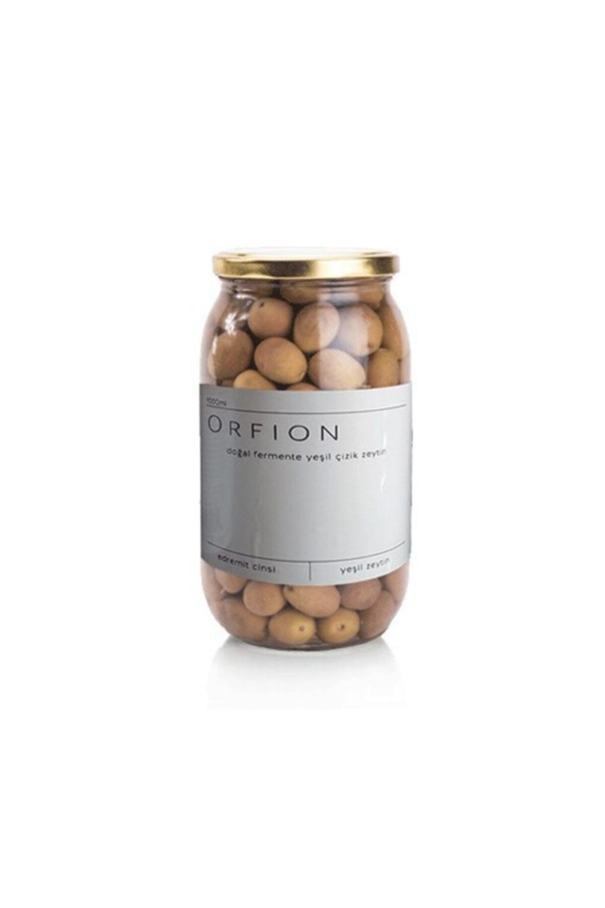 Orfion Yeşil Çizik Zeytin - Edremit Tipi - 1000cc