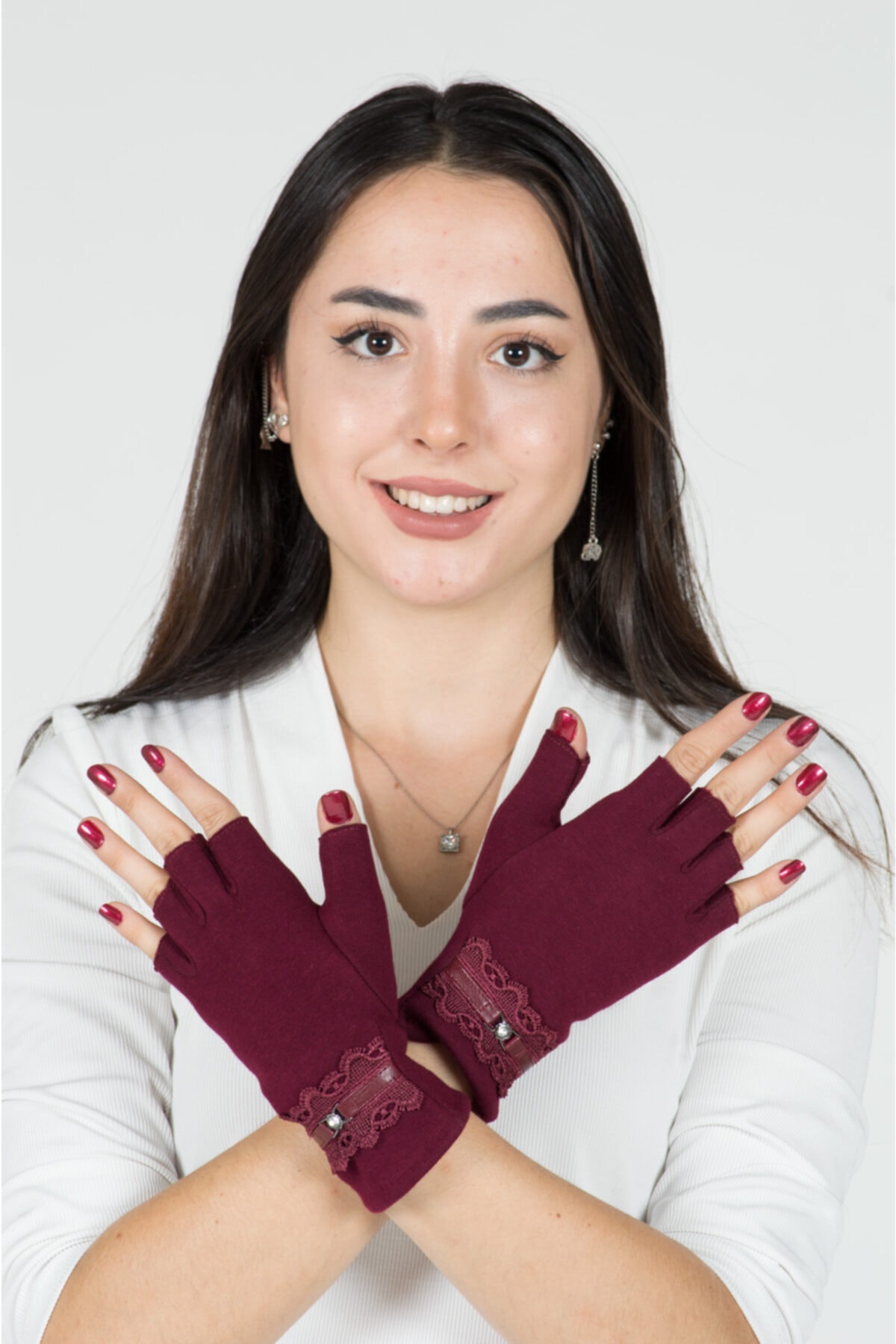 Arven Kesik Parmak Eldiven