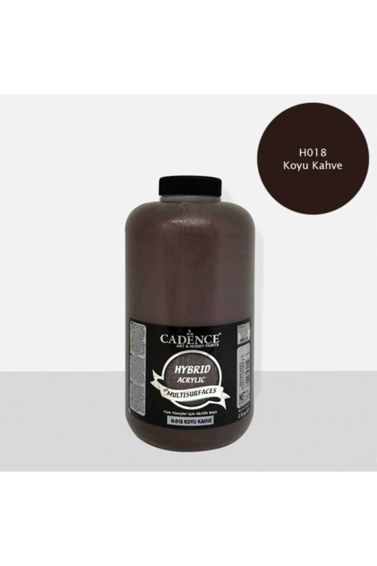 Cadence H-018 Koyu Kahve 2 Litre Multısurface Hybrıd Akr.