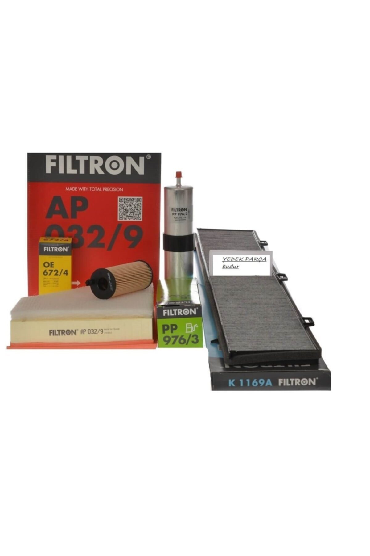 Filtron Bmw E90 Kasa 318d N47 Motor Periyodik Bakım Filtre Seti