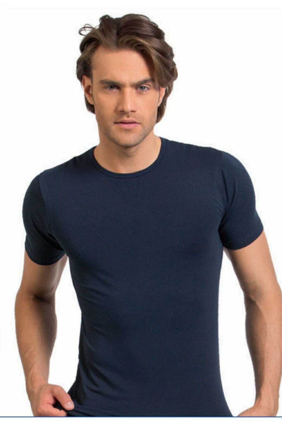 Öztaş Underwear Erkek Lacivert Elegant 1902-y 3'lü Modal Fanila