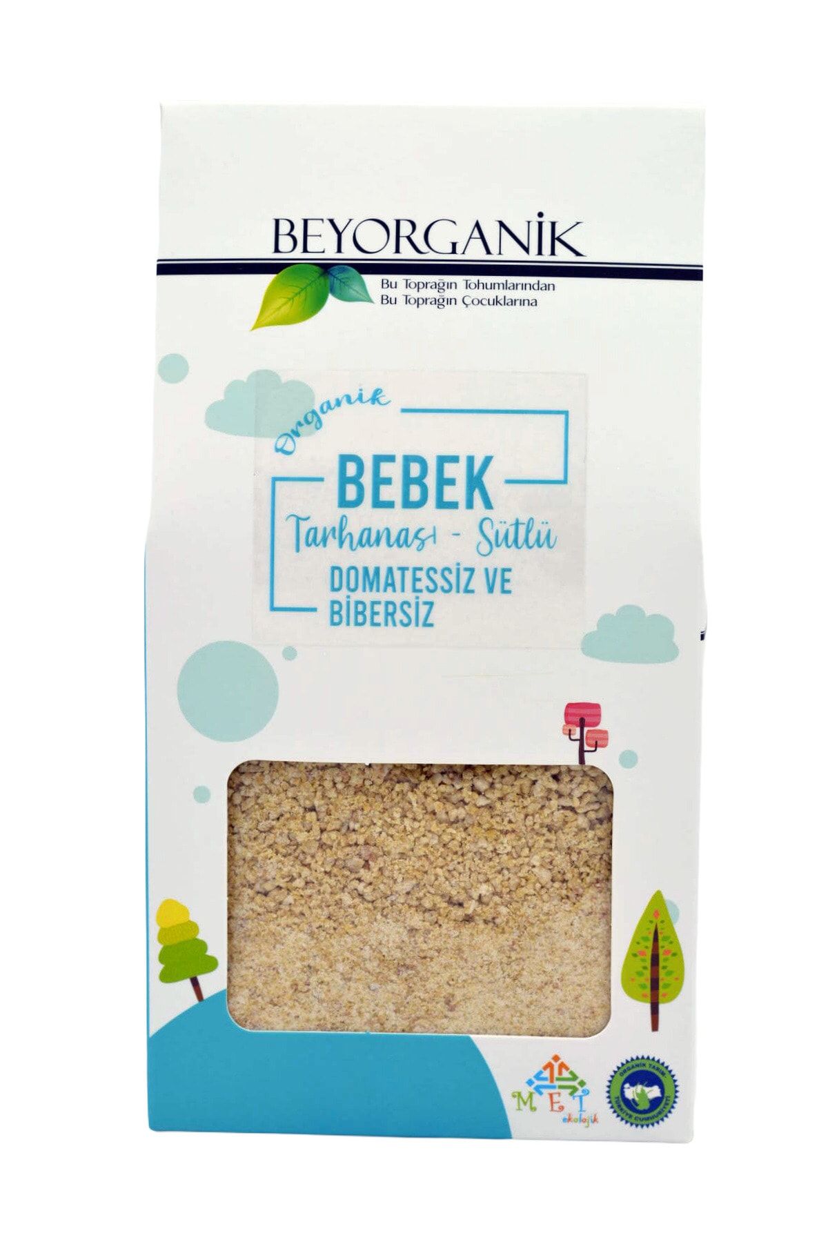 BEYORGANİK Organik Sütlü Bebek Tarhanası Domatessiz - Bibersiz 300 G