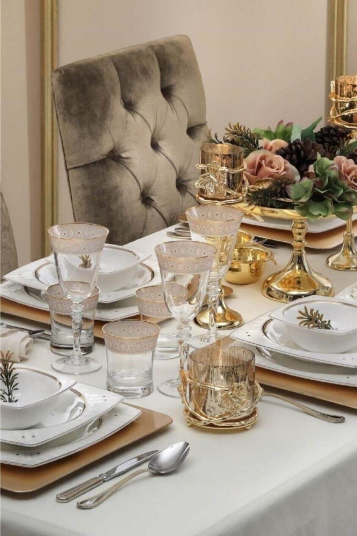 Pierre Cardin 60 Parça Elenor Yemek Takımı