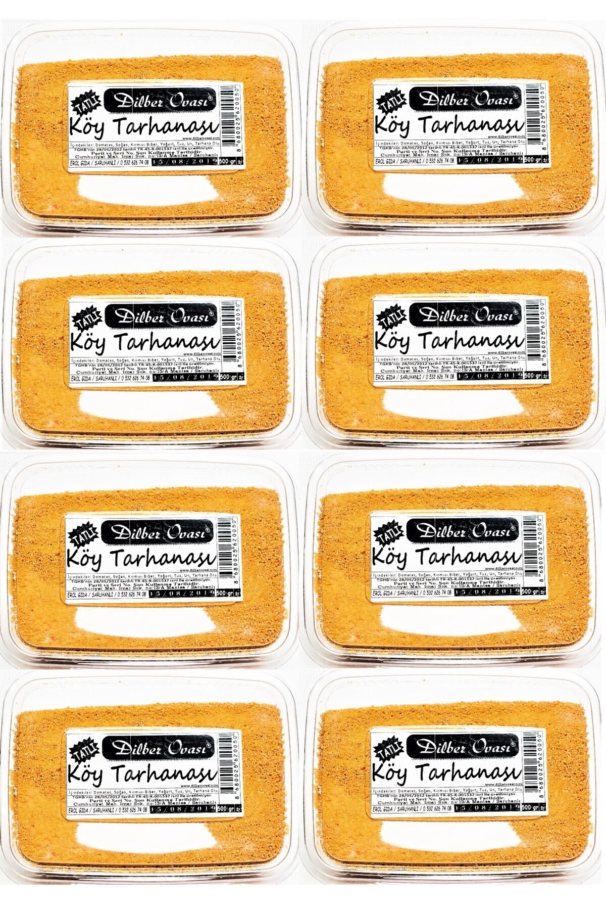 Manisabirliklezzet Acısız Ev Yapımı Tarhana 500 gr 8 Li Set 8*500