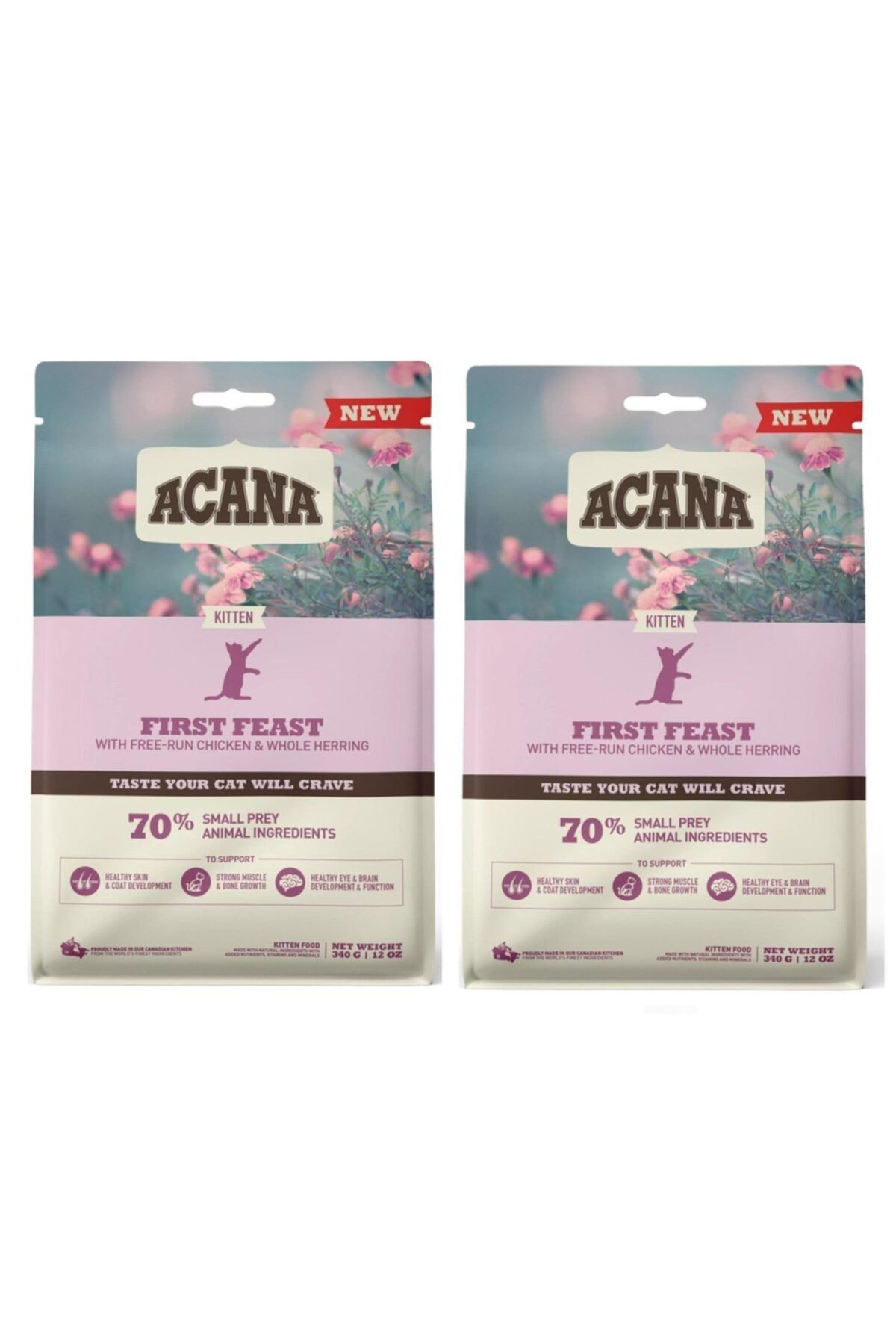Acana 2 Adet First Feast Kitten Yavru Kedi Maması 340 Gr