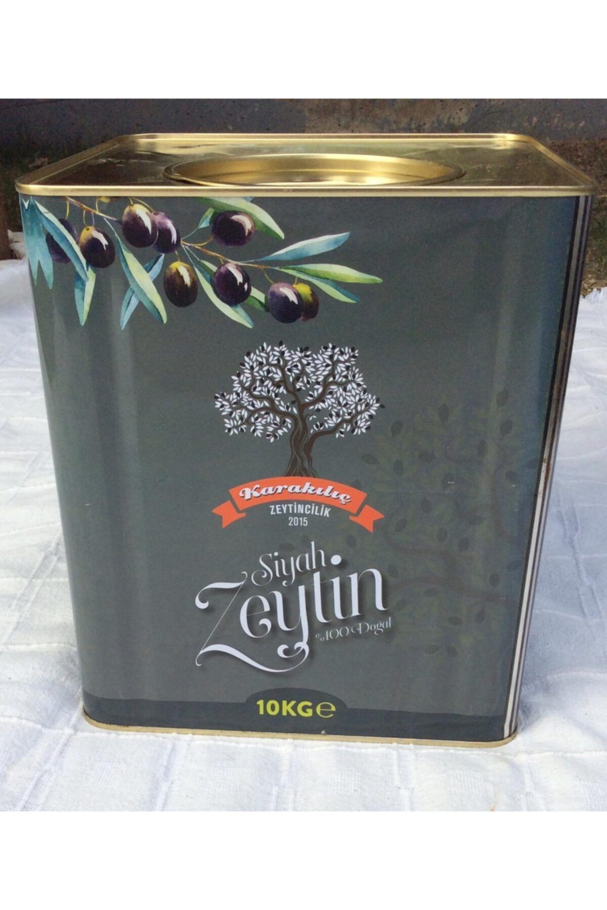 Karakılıç Zeytincilik Doğal Siyah Zeytin (10 Kg) S-kalibre 290-320