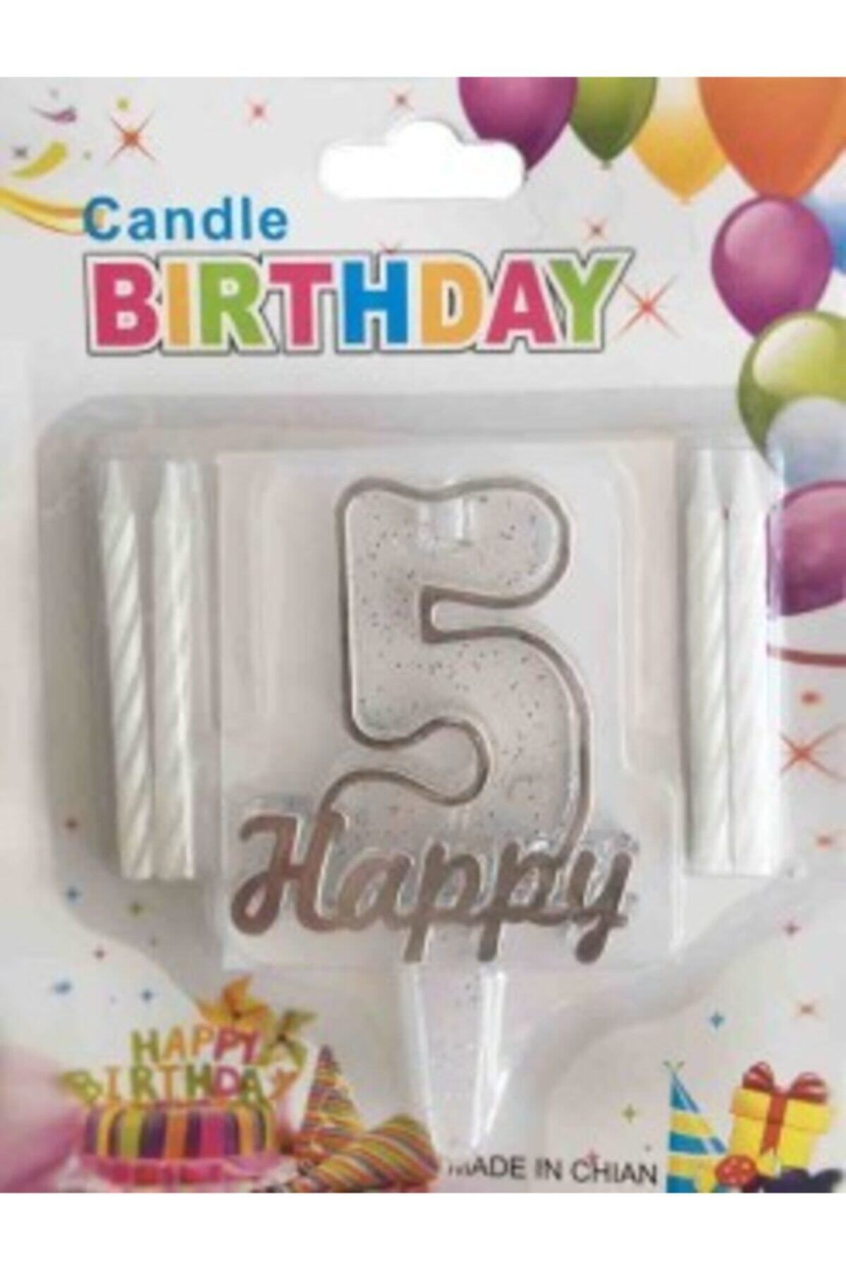 whiteavm Mum 5 Yaş Happy Yazılı Gümüş Pk:1 Kl:600