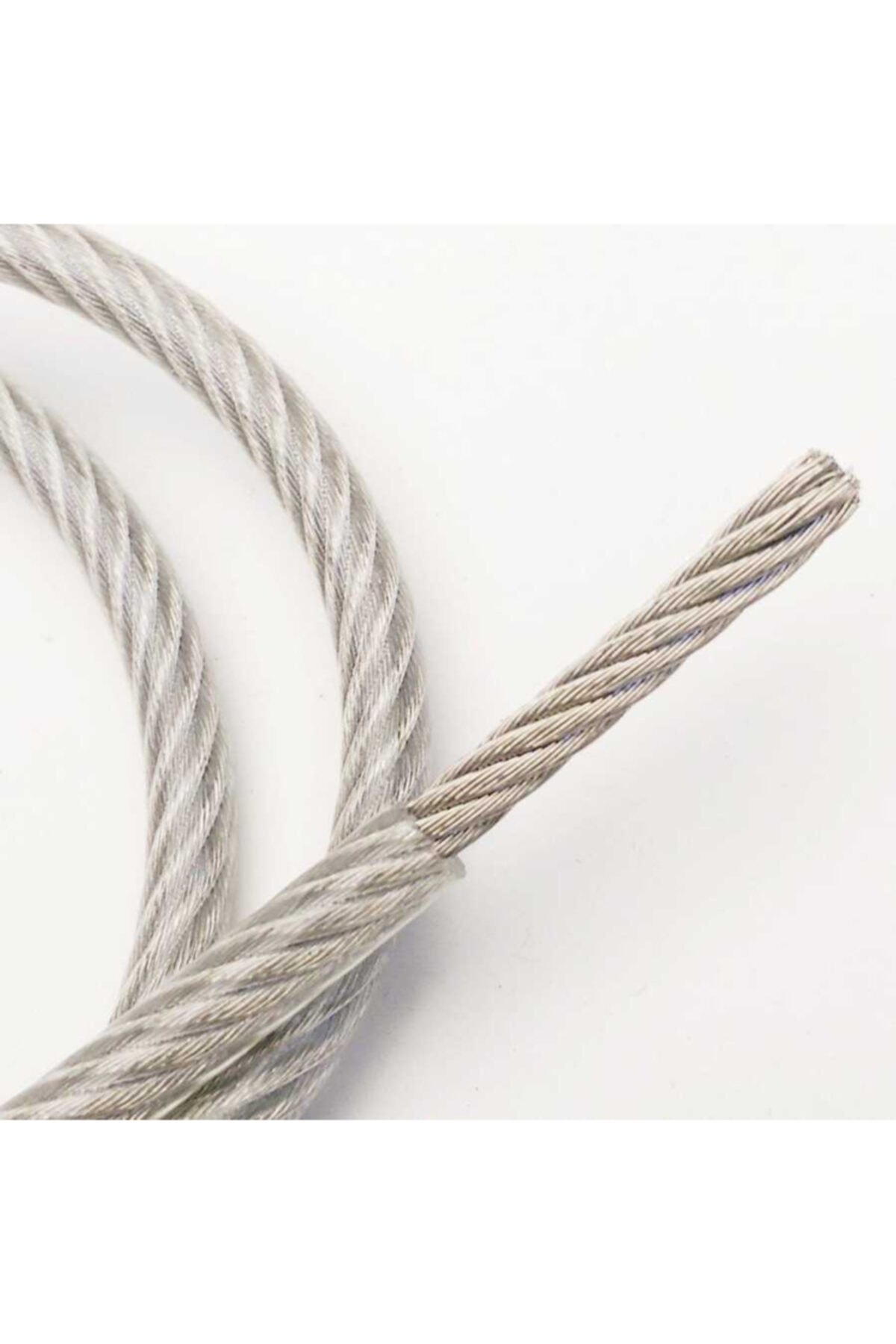 Güney Şeffaf Izoleli Çelik Halat 6-8 mm 40 m