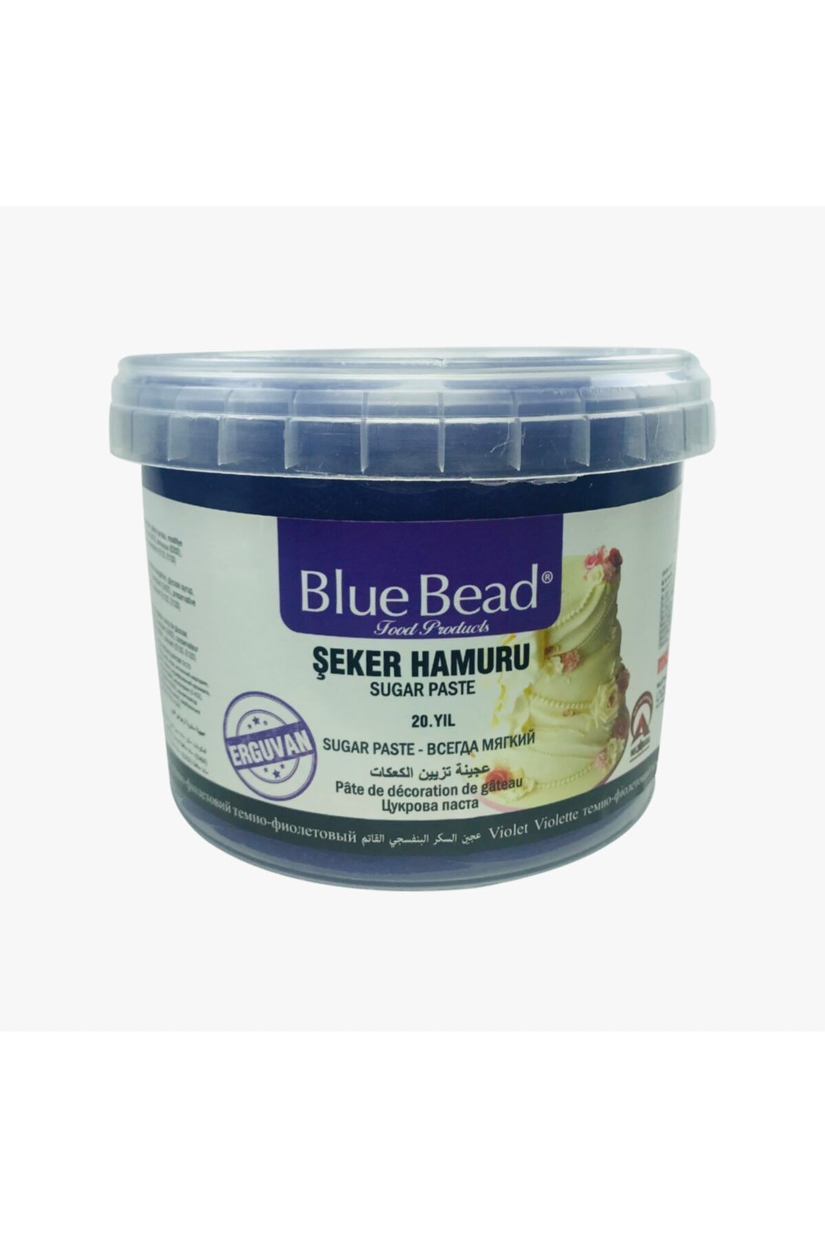 Blue Bead Erguvan Şeker Hamuru 1 Kg
