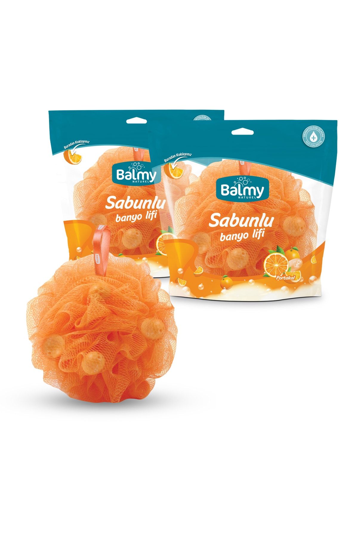 Balmy Balmy 2 Adet Portakal Sabunlu Banyo Lifi