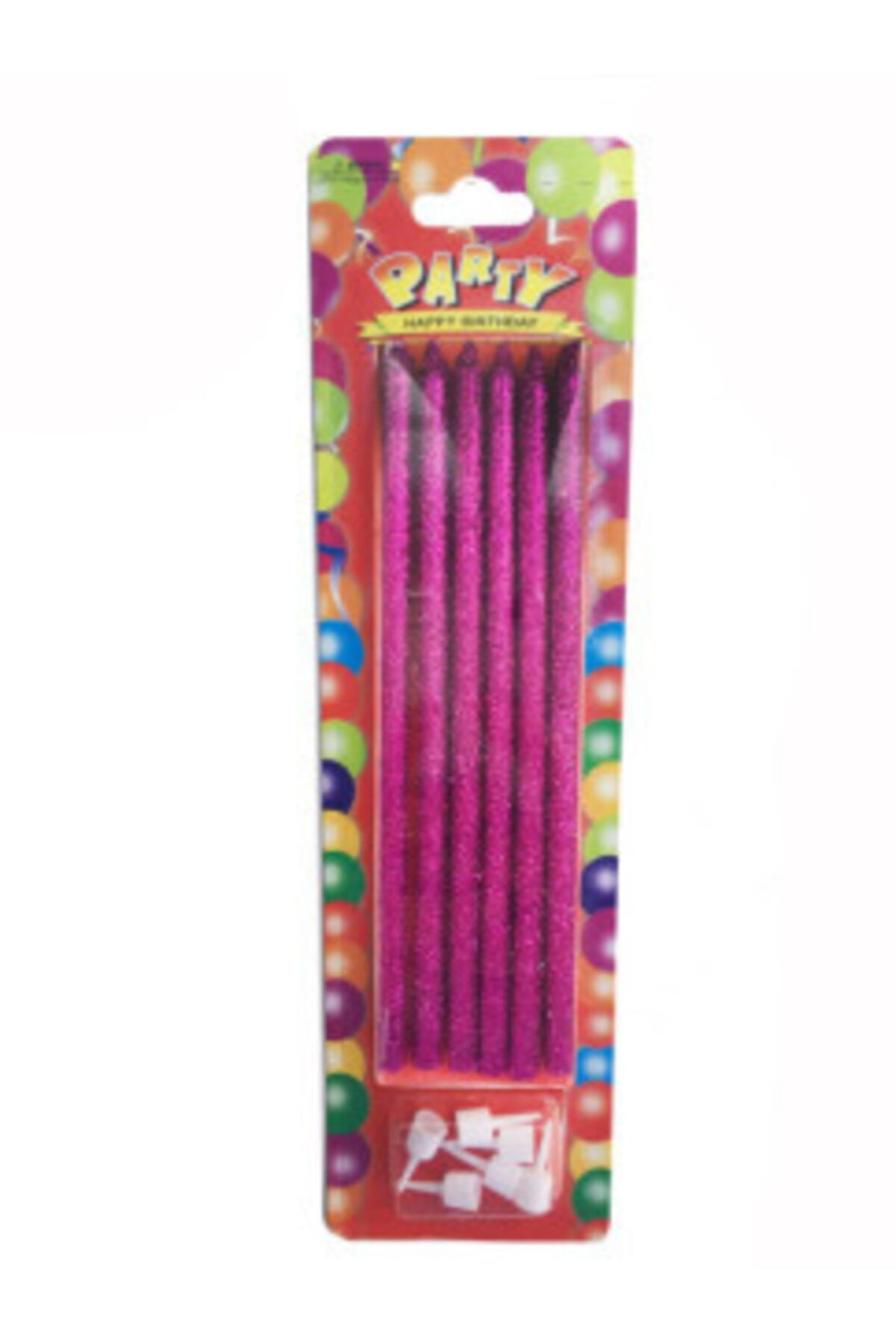 whiteavm Simli 14 cm Mor Mum Pk 6 Kl 288