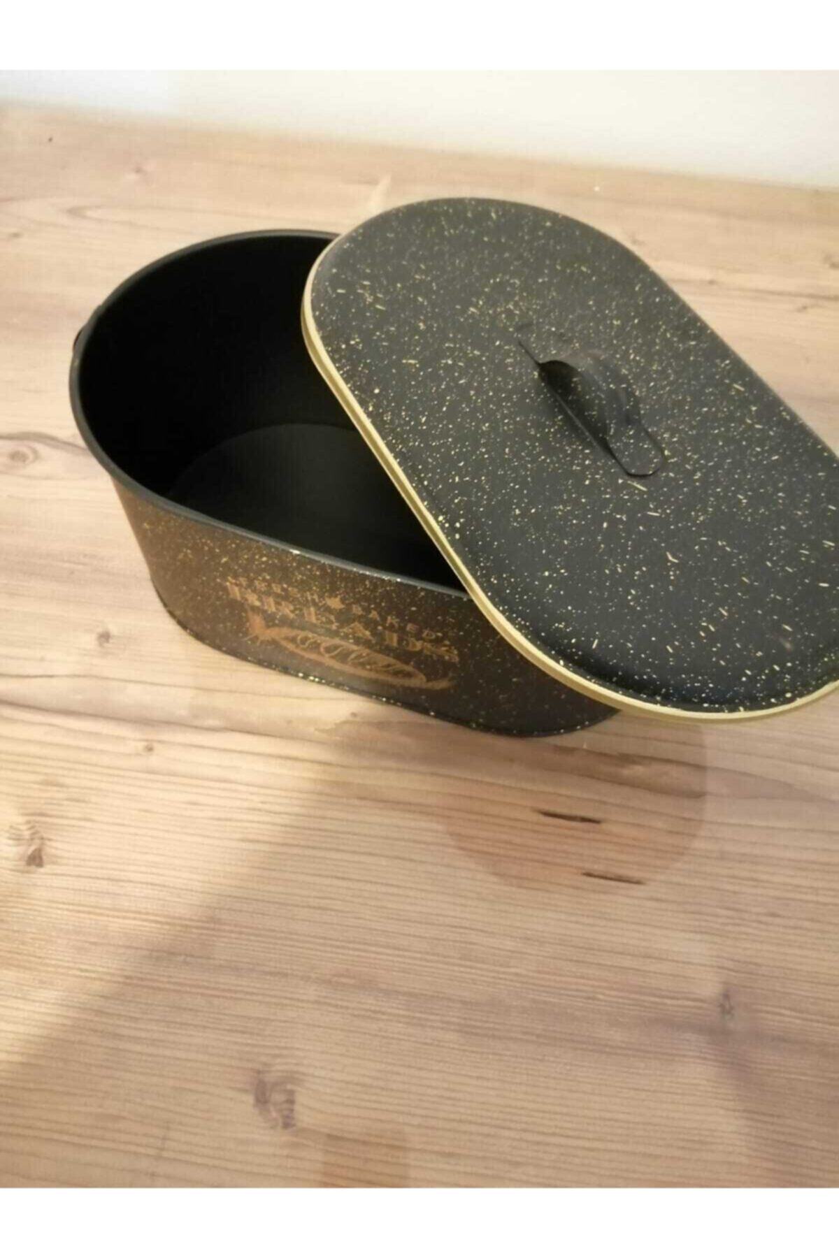 Lavin Metal Siyah Boyalı Ekmeklik