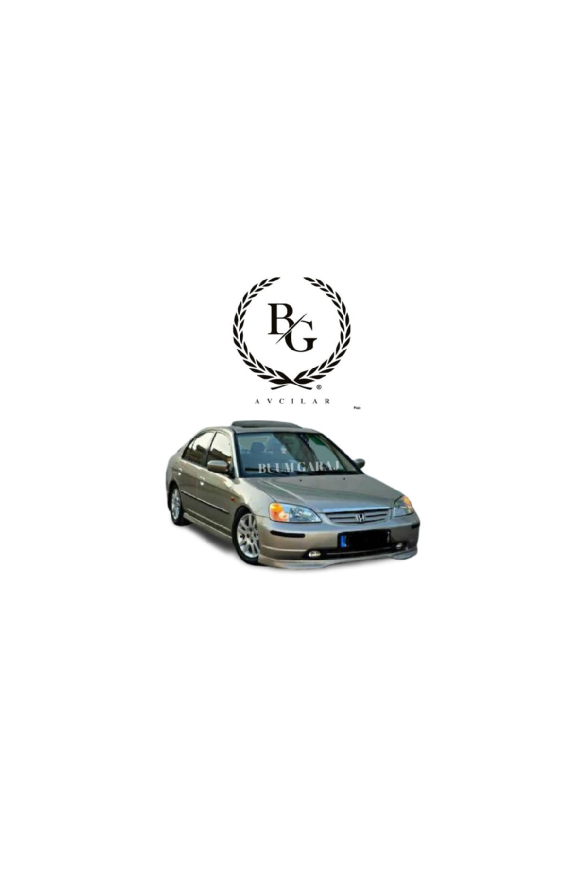 BMW Honda Civic Vtec2 2001 - 2003 Typer Ön Tampon Eki Ön Ek Karlık (plastik)