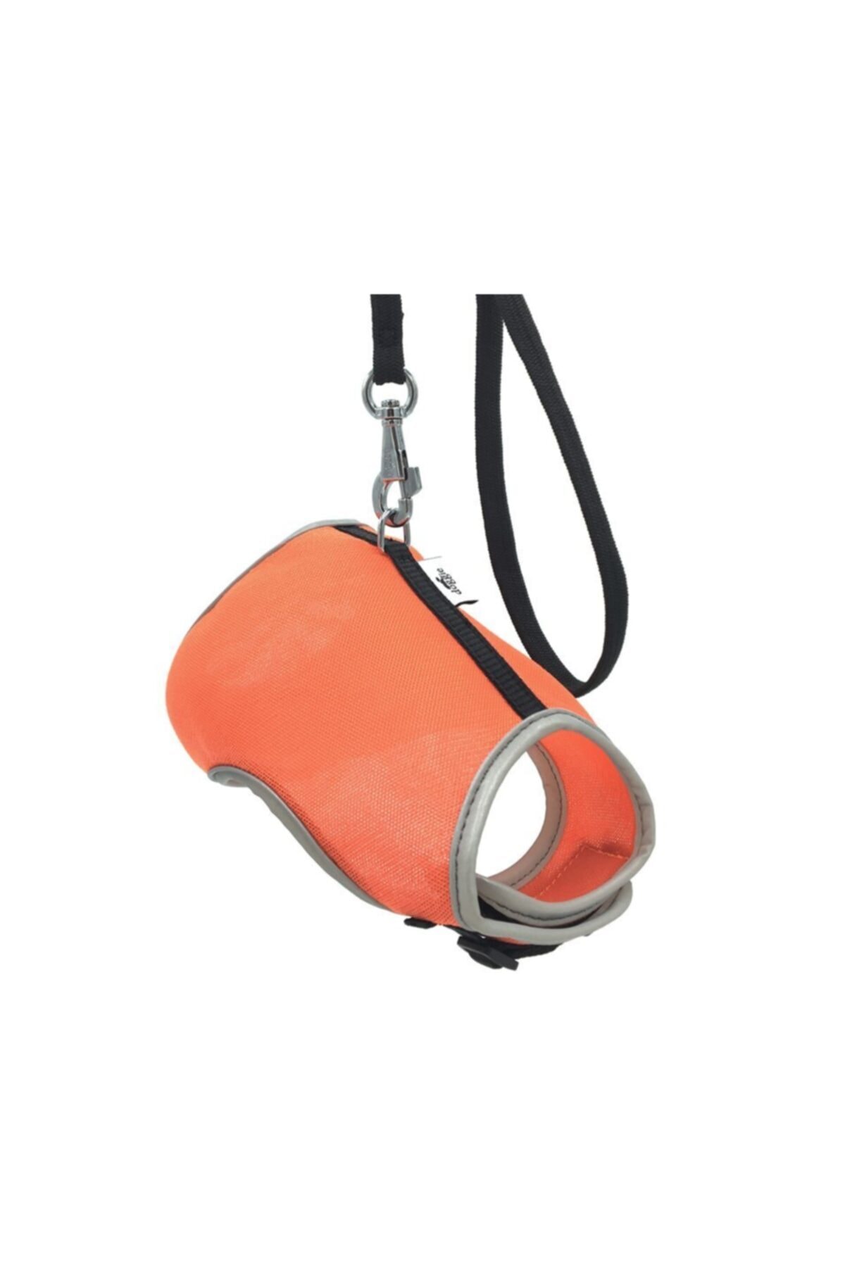 Doggie Havalı Ped Göğüs Tasma Seti Turuncu 25*30 cm + 110 cm