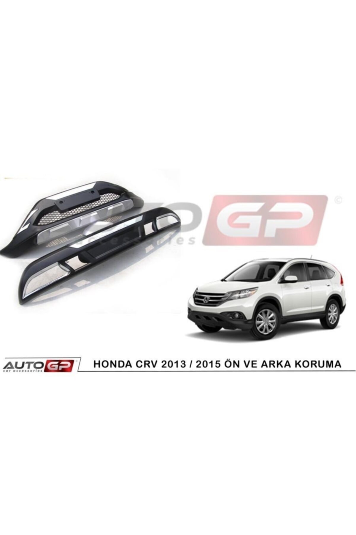 Niken Honda Crv Ön Ve Arka Tampon Koruma Difüzör Plastik 2013 / 2015