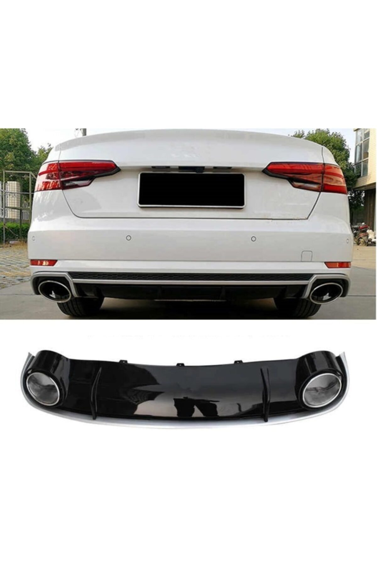 OEM Audi A4 Rs4 Arka Tampon Difüzörü Komple Sedan 2019+ B9