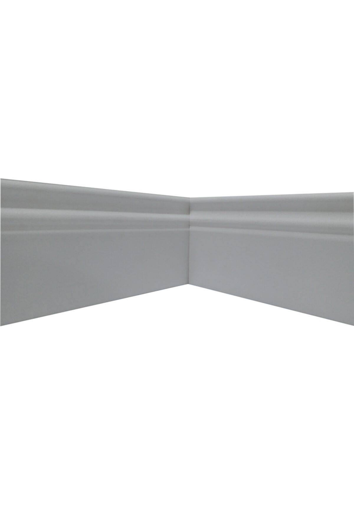 SARSHOP Mdf Süpürgelik 12 X 100 Mm Diş Budak Beyaz Renk S-758 1 Boy 2.80 Metre