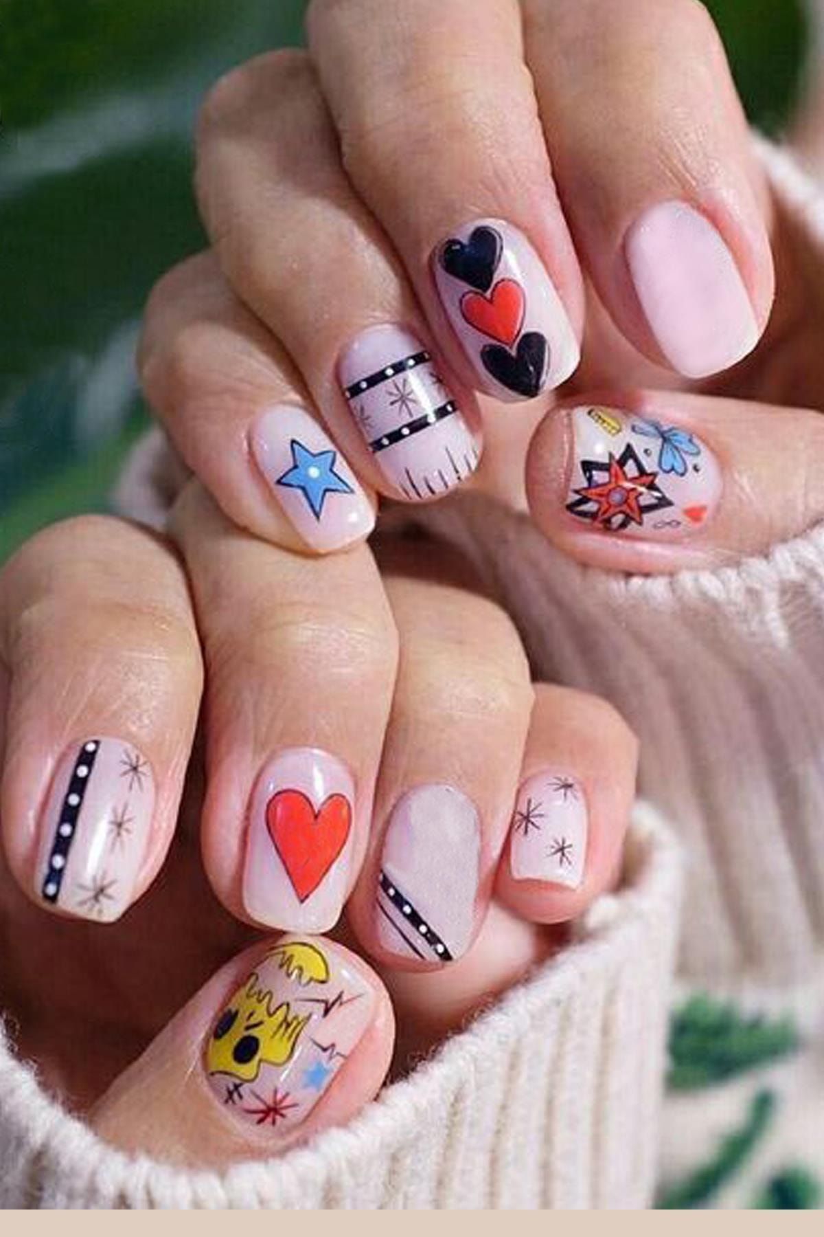 New Obsessions Crazy Tırnak Dövmesi - Tırnak Tattoo - Nail Art - Tırnak Sticker