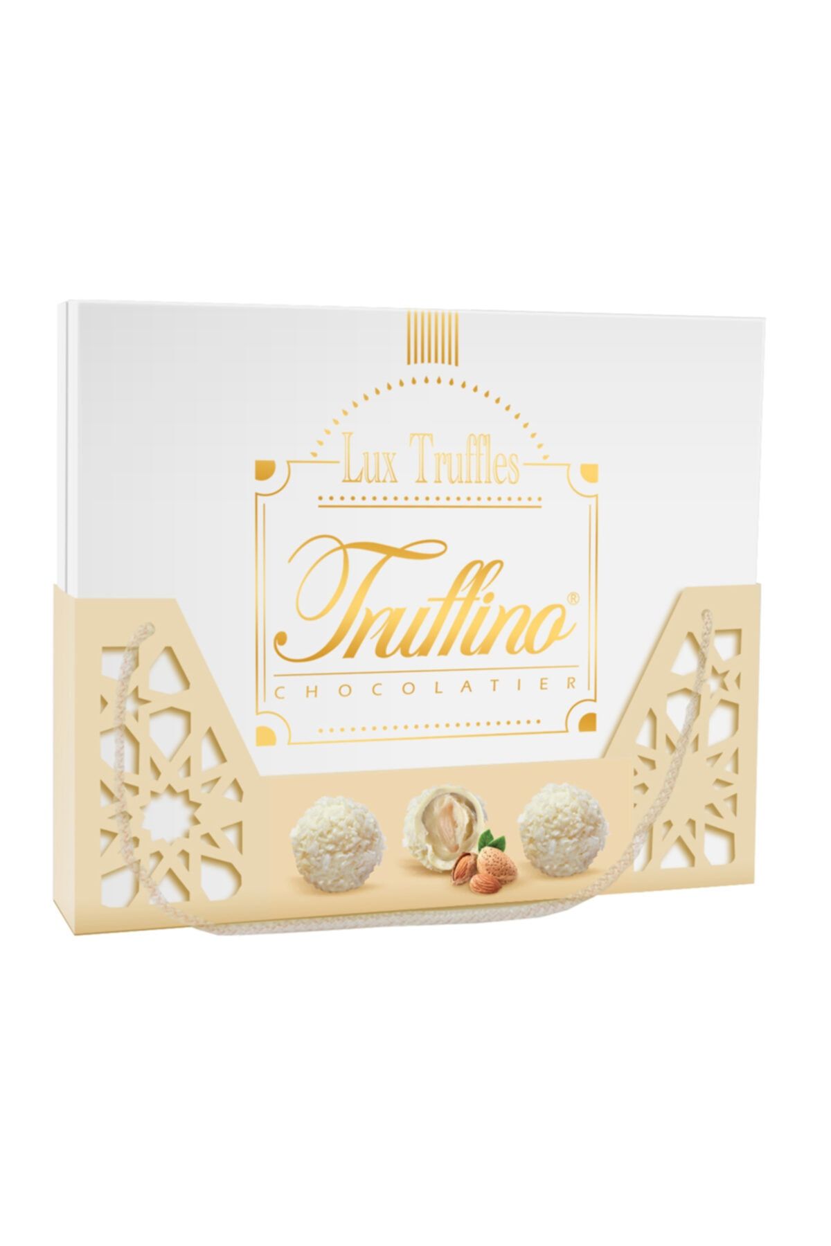 Truffino Bademli Sütlü Krema Dolgulu Hindistan Cevizli Beyaz Çikolata 260 G