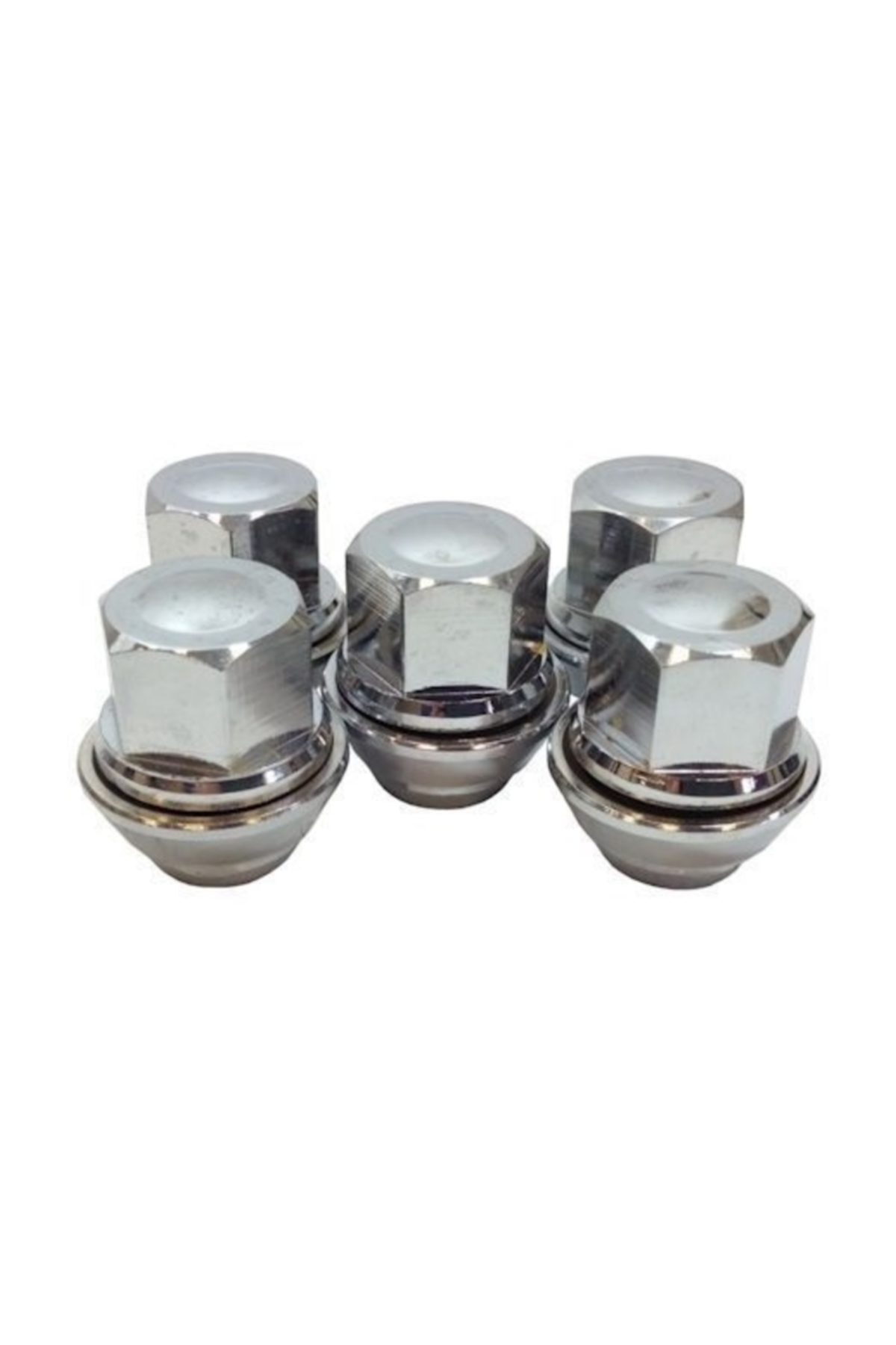 OEM Connect Bijon Somunu Krom Yüksüklü 5 Adet 19 Mm