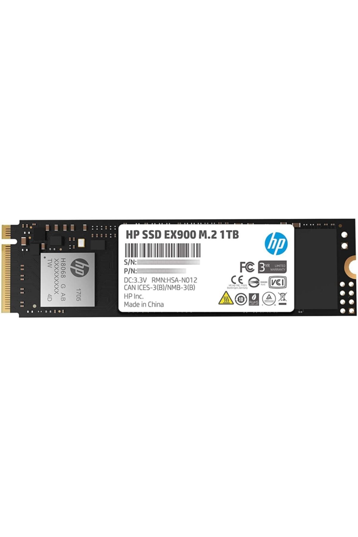 HP 1tb Ex900 M.2 Nvme Pcıe 2100-1815mb/s 3d Tlc Nand