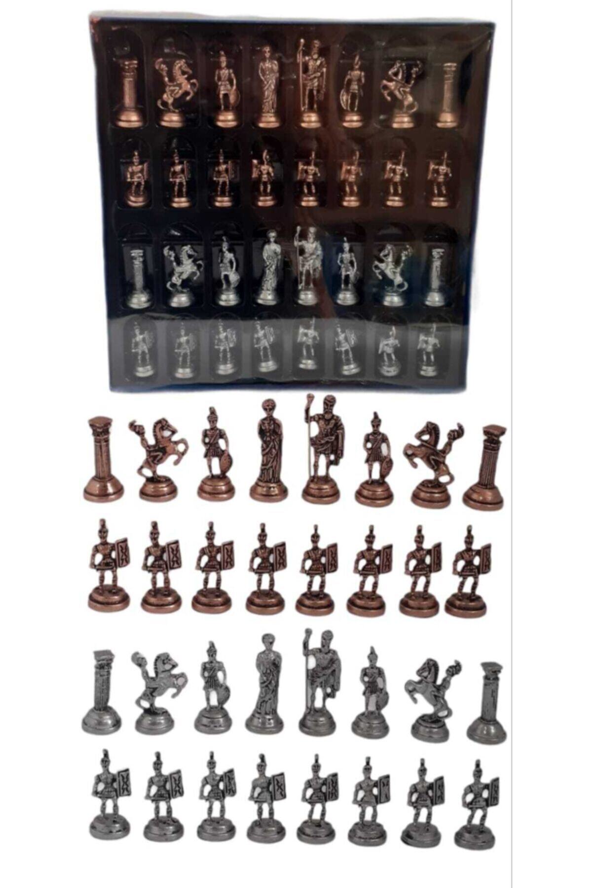 Royal Shop Lüks Metal Satranç Figürleri Rs14