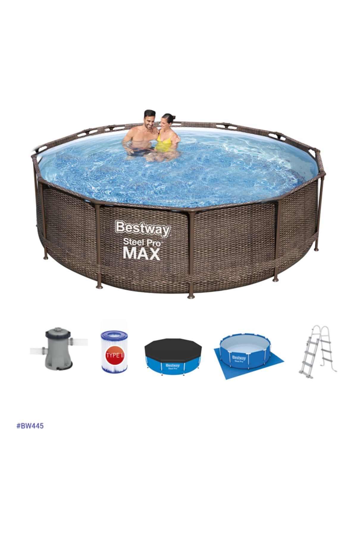 BESTWAY Prefabrik Havuz Seti 366x100cm Bw445
