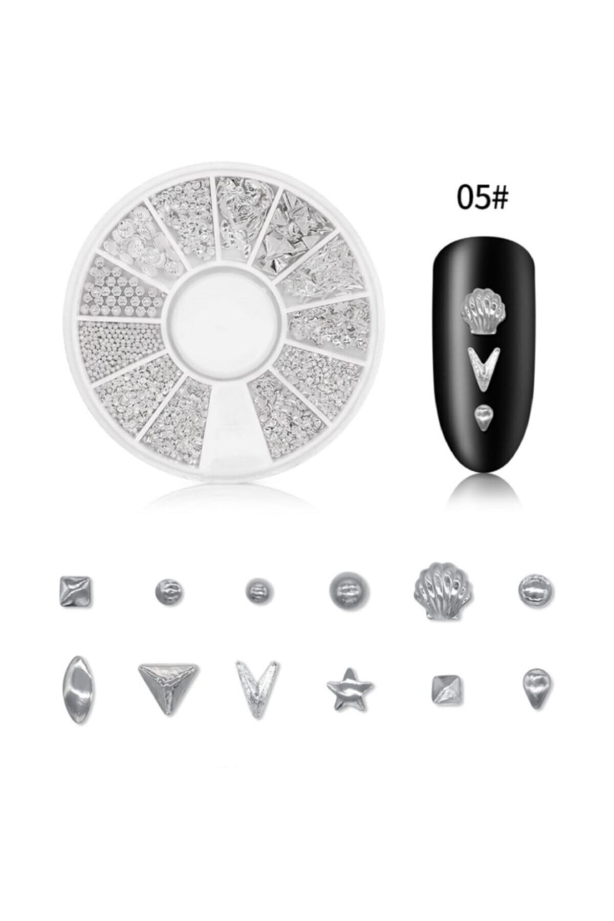 Pinpai Metal Nail Art Tırnak Süsü (f614-5)