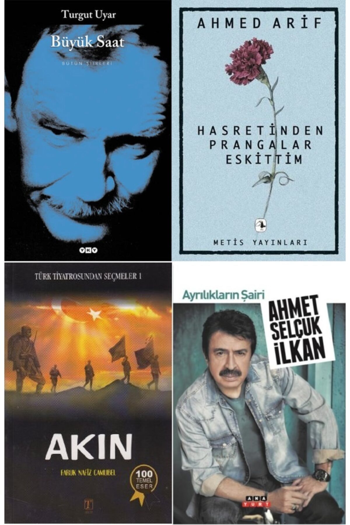 Optimum Kitap Büyük Saat -turgut Uyar, Hasretinden Prangalar Eskittim, Türk Tiyatrosundan Akın, Ayrılıkların Şairi