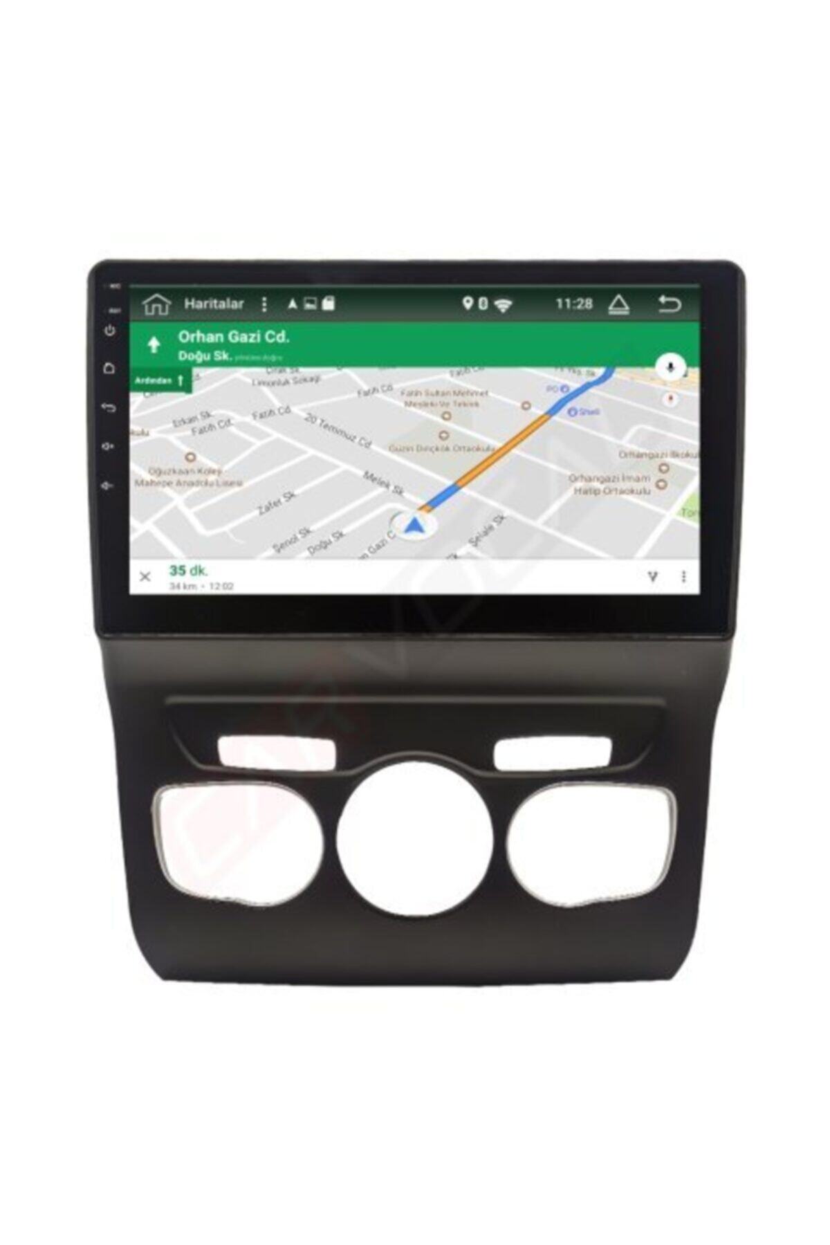 OEM Citroen C4 Yeni Android Multimedya 2gb Ram 32gb Hafıza 8 Çekirdek Işlemci 36 Band Dsp Ips Ekran