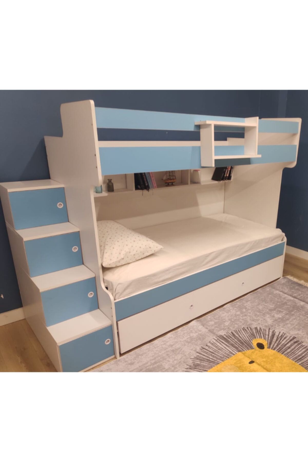 medefe home ranza modelleri boncuk mavi 3 lu yavrulu ranza fiyati yorumlari trendyol