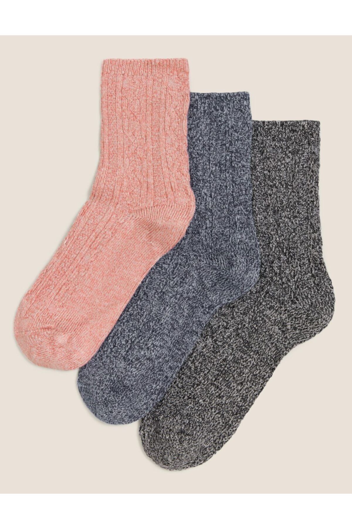 Marks & Spencer 3'lü Sumptuously Soft™ Termal Çorap Seti