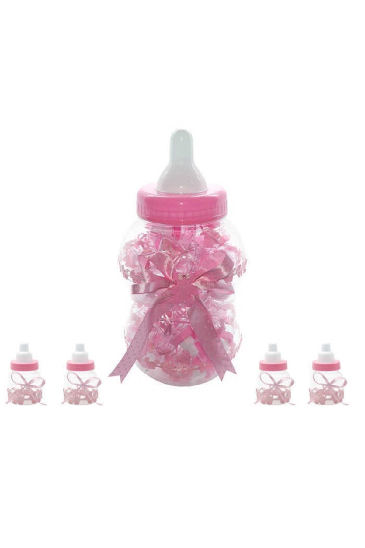 ELITETIME Biberon Büyük Boy Kumbara Pembe 8x35 Cm