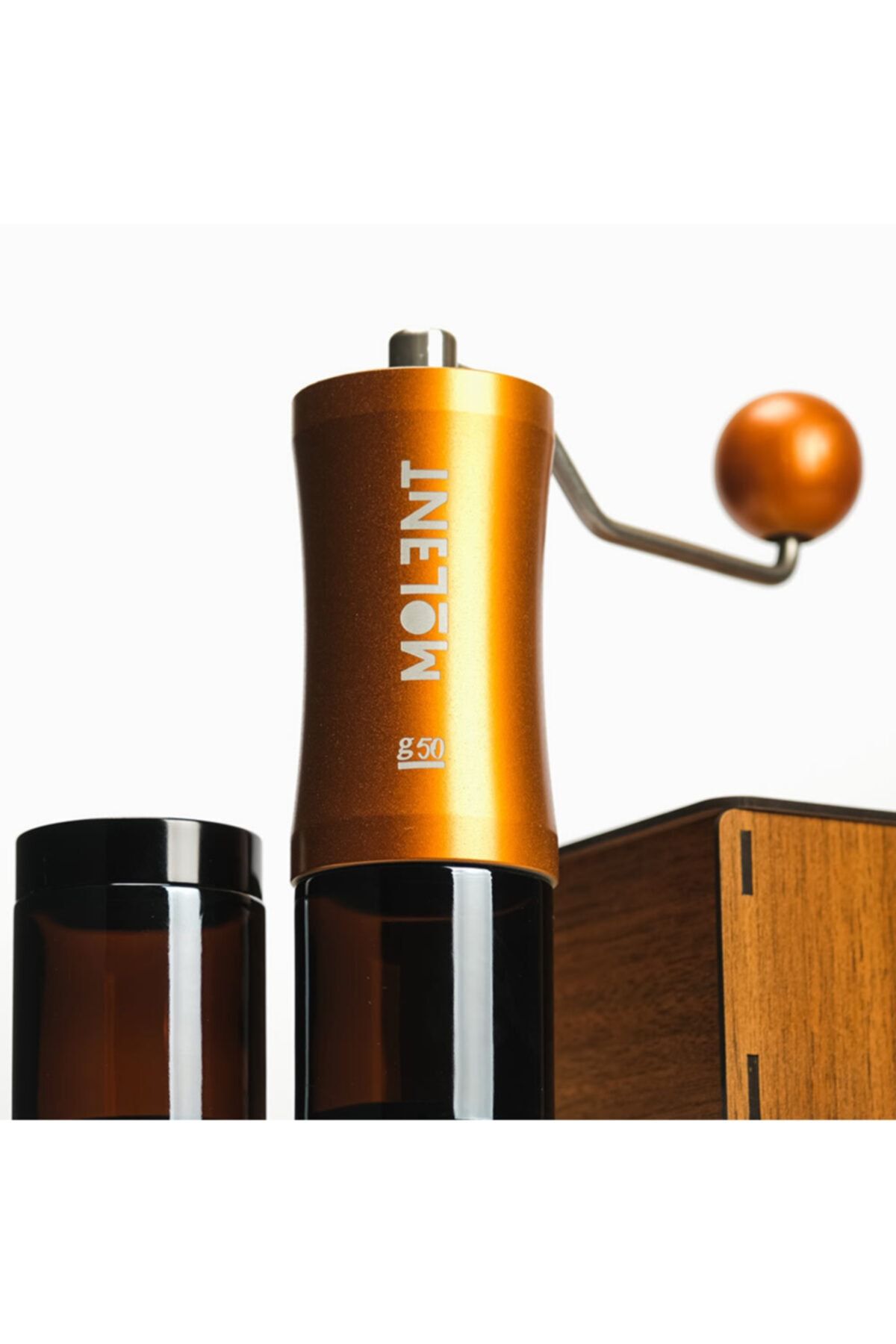 Molent Tools Molent G50 Manuel Kahve Değirmeni / Öğütücüsü Full Model - Copper