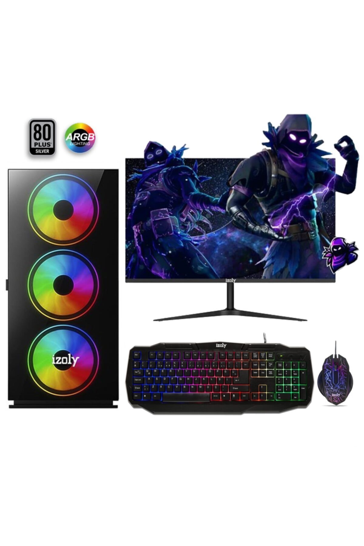 IZOLY N13xf Ti I5-3470 8gb 128ssd Gtx1050ti 4gb 24\