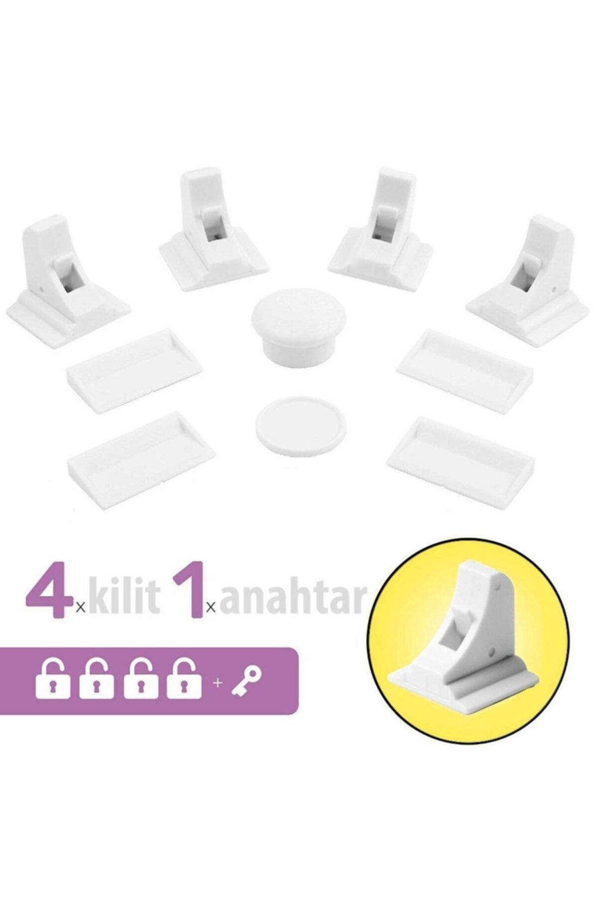 SONREYON Premium Gizli Manyetik Dolap/çekmece Güvenlik Kilidi