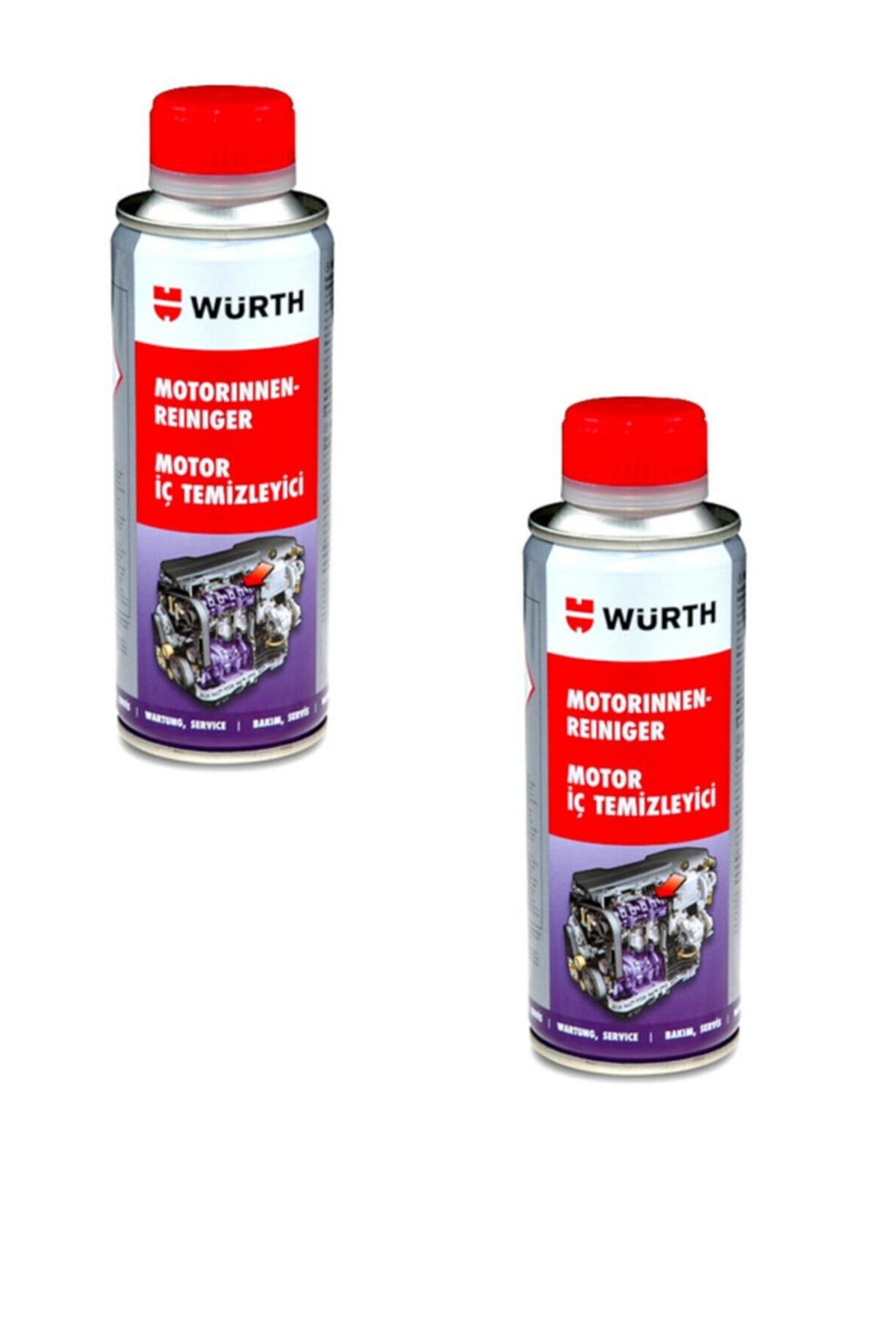 Würth Motor Iç Temizleyici 200 Ml / 2'li Paket