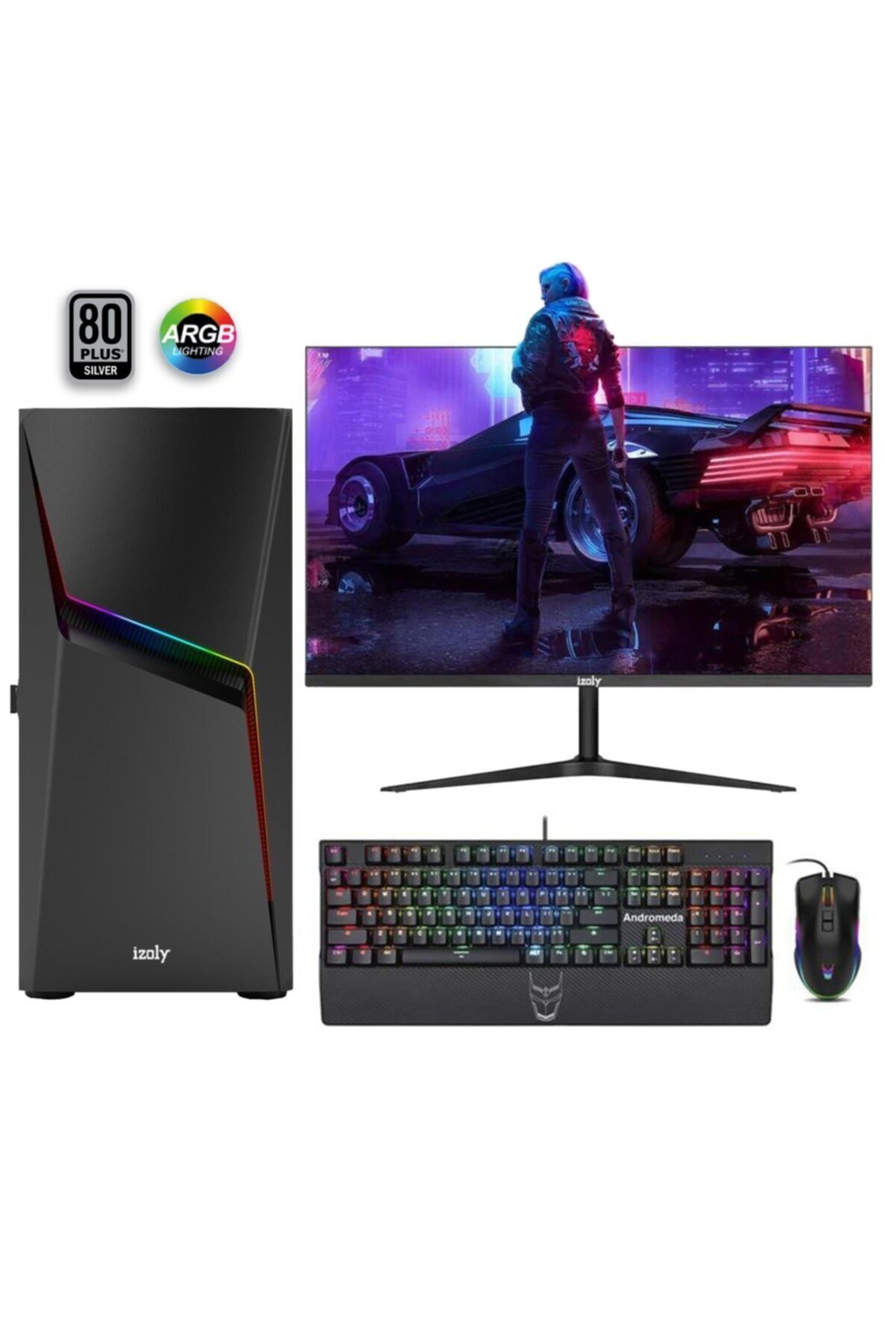 IZOLY Darkness I5-10400f 8gb 240gb Rx550 4gb 24\